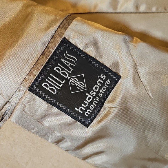 Vintage Bill Blass Camel Hair Classic Tan Men's Blazer Made In The USA - Picture 8 of 17